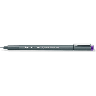 Staedtler Pigment Liner 308 Rotulador Calibrado - Trazo 0.5mm - Secado Rapido - Color Violeta