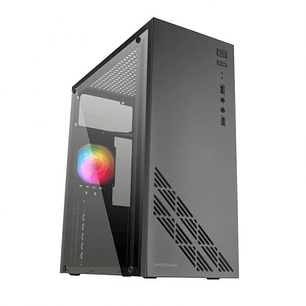Mars Gaming MC100 Caja Semitorre ATX, Micro ATX, Mini-ITX - Panel Lateral Acrilico - Tamaño HDD 2.5