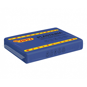 Jovi Caja de 15 Pastillas de Plastilina 350gr - Muy Moldeable - No Se Seca - Ideal para Figuras en Volumen - Color Azul