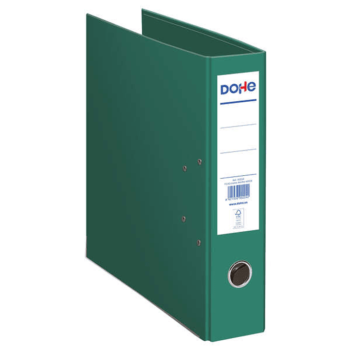 Dohe Archivador Ecofile - 320x285mm - Carton Rigido Forrado con Papel Offset Impreso - Ollao, Rado, Tarjetero Adhesivo - Cantonera Metalica - Mecanism 1