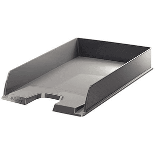 Esselte Europost Bandeja Portadocumentos -  Formato Vertical - A4 - Espacio para Etiqueta Identificativa - Color Gris