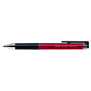 Pilot Boligrafo de Gel Synergy Point Retractil - Recargable - Punta Fina 0.5mm - Trazo 0.25mm - Color Rojo