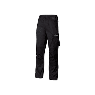 Upower Mallorca Pantalon de Trabajo con Algodon Elastico - Talla L - Diseño Ergonomico, Cintura Elastica, Multiples Bolsillos, Refuerzos Estrategicos,