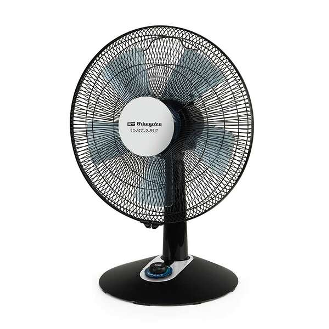 Orbegozo TF 0149 Ventilador de Sobremesa Elegante y Potente - Potencia de 60W - 2 Velocidades + Turbo + Silent - Diametro de 40cm - Oscilacion Automat 1