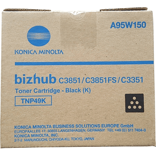Konica Minolta TNP49 Negro Cartucho de Toner Original - TNP49K/A95W150