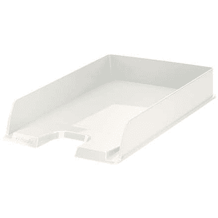 Esselte Europost Vivida Bandeja Portadocumentos -  Formato Vertical - A4 - Espacio para Etiqueta Identificativa - Color Blanco