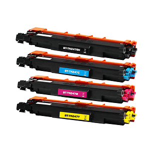 Brother TN247/TN243 Pack de 4 Cartuchos de Toner Genericos