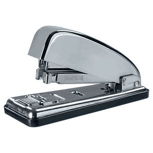 Petrus 226C Grapadora Metalica - Hasta 30 Hojas - Grapado Cerrado, Abierto y Clavado - Color Cromado