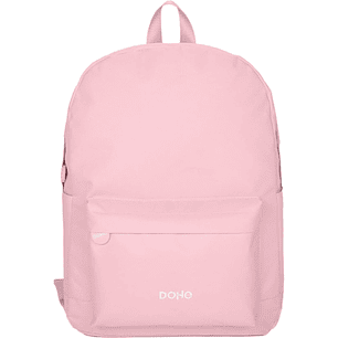 Dohe Daypack Serenity Mochila Escolar - Varios Compartimentos - Asa Superior - Tirantes Acolchados y Ajustables - Fabricada en Poliester - Color Rosa