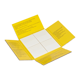 Post-It Pack de 12 Blocs de 36 Notas Transparentes - Forma Cuadrada - Color Transparente
