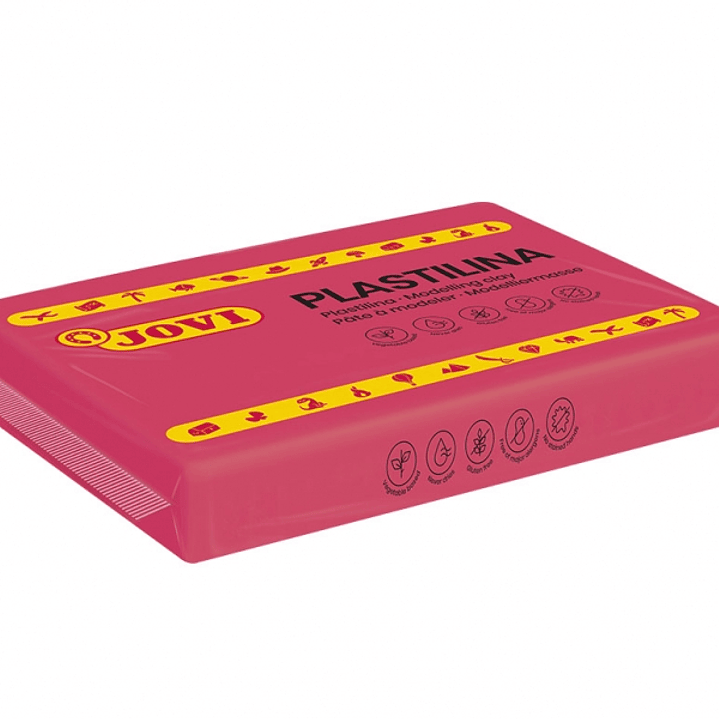 Jovi Caja de 15 Pastillas de Plastilina 350gr - Pasta Vegetal - No Se Seca - sin Gluten - Inocua - Facil de Moldear - Ideal para Figuras Voluminosas - 1