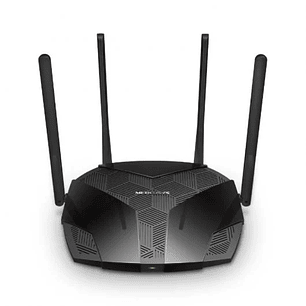 Mercusys Router WiFi 6 Doble Banda AX3000 - 4 Puertos 10/100/1000Mbps - 4 Antenas 5dBi - OFDMA, MU-MIMO