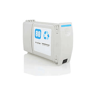 Generico HP 80 Cyan Cartucho de Tinta - Reemplaza C4846A