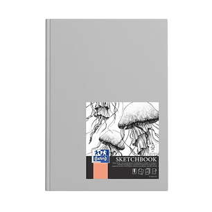 Oxford Artbooks A5 Tapa Extradura - Cuaderno Cosido para Esbozos - 96 Hojas de 100gr - Colores Surtidos