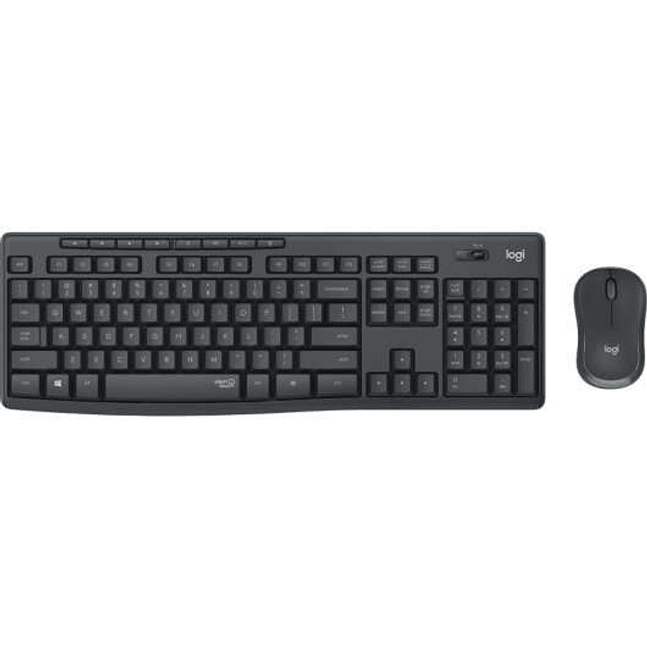Logitech MK295 Pack Inalambrico Teclado + Raton 1000dpi 3 Botones - Teclas y Botones Silenciosos - Uso Ambidiestro - Color Negro 1
