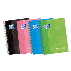 Oxford School Classic A4+ Europeanbook - Tapa Extradura - 4 Multidisciplinas - Pautado y 5x5 - 100 Hojas Surtido