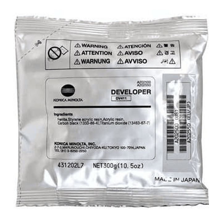 Konica Minolta DV411 Revelador Original - A202550 1