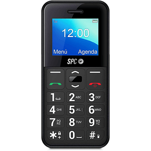 SPC Telefono Movil de Teclas Grandes - Diseño Compacto y Resistente - Boton SOS - Configuracion Remota - Notificaciones y Timbre Inteligentes - Menu S