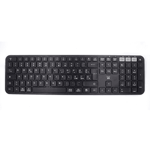 Ewent Teclado Inalambrico - Modo Ahorro de Energia - Disposicion Italiana QWERTY IT - 1x Bateria AAA (Incluida) - Alcance hasta 10m - Color Negro
