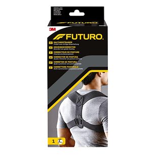 Futuro Corrector de Postura - Ajustable (71.1 - 121.9cm) - Transpirable - Color Negro