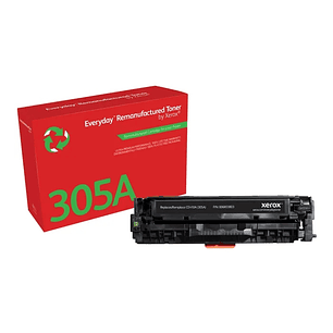 Xerox Everyday HP CE410A Negro Cartucho de Toner Remanufacturado - Reemplaza 305A