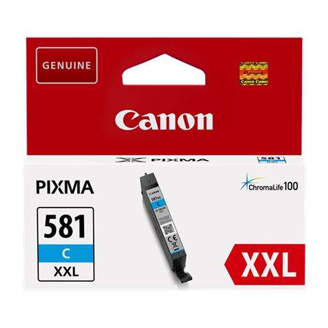 Canon CLI581XXL Cyan Cartucho de Tinta Original - 1995C001 1