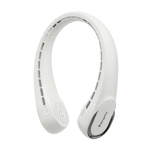 Orbegozo NF 4500 Ventilador de Cuello Refrescante - Motor DC - 3 Velocidades - Salida de Aire 360 - Silencioso - Bateria de 3600mAH - Color Blanco