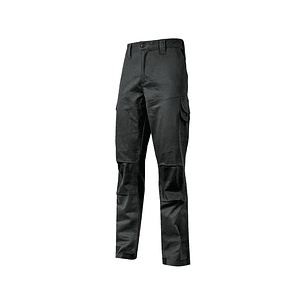 Upower Belgrado Pantalon de Trabajo Resistente - Talla 5XL - Tela Elastica, Lavable a Alta Temperatura, Multiples Bolsillos, Cintura Elastica, Protecc