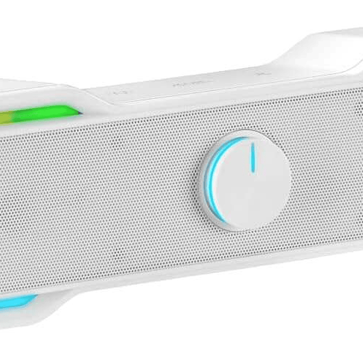 Mars Gaming Barra de Sonido Gaming 10W - Procesador de Sonido DSP - Iluminacion RGB - Conexion Jack + Bluetooth 5.0 - Color Blanco 1