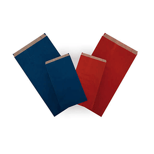 Apli Pack de 250 Sobres Kraft 11x21x5cm - Papel Kraft 50g/m² - Reutilizables y Reciclables - Color Rojo