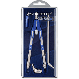 Staedtler Mars 552 02 Compas de Precision - Patas Articuladas - Ajuste Rapido