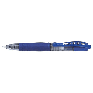 Pilot Boligrafo de Gel G2 Pixie XS Retractil - Punta de Bola Redonda 0.7mm - Trazo 0.32mm - Grip Ergonomico - Color Azul