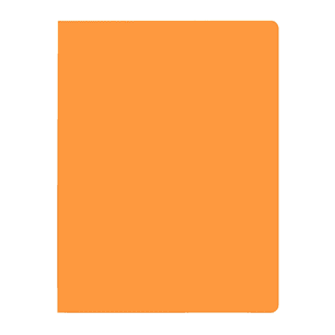 Elba Gio Pack de 50 Subcarpetas de Cartulina 230gr - Formato A4 - Ranura para Fastener - Color Naranja Intenso