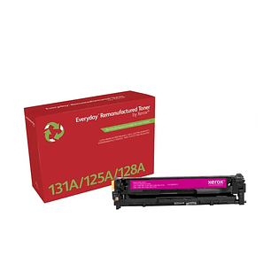 Xerox Everyday HP CB543A/CE323A/CF213A Magenta Cartucho de Toner Remanufacturado - Reemplaza 125A/128A/131A