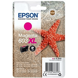 Epson 603XL Magenta Cartucho de Tinta Original - C13T03A34010