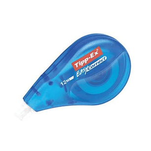 Tipp-Ex Easy Correct Cinta Correctora 4.2mm x 12m - Resistente - Escritura Instantanea