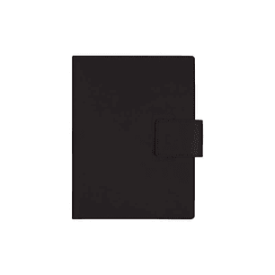 Finocam Duouno Agenda de Espiral - Bolsillo Interior - Anilla Portaboligrafo - Formato E10 - 155x212mm - 1 Dia por Pagina - Color Negro