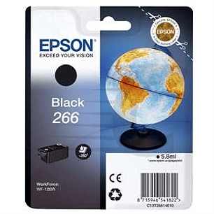 Epson T266 Negro Cartucho de Tinta Original - C13T26614010