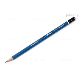 Staedtler Mars Lumograph 100 Lapiz de Grafito Hexagonal - Mina F Ultrarresistente de 2mm - Madera de Bosques Sostenibles - Caja de 12 ud