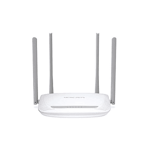 Mercusys Router Inalambrico N 300Mbps - 4 Puertos 10/100Mbps - 4 Antenas 5dBi - Tecnologia 2x2 MIMO - Hasta 500m2 cobertura WiFi