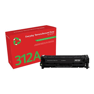 Xerox Everyday HP CF380A Negro Cartucho de Toner Remanufacturado - Reemplaza 312A
