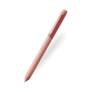 Faber-Castell Avori Boligrafo de Mecanismo Giratorio XB - 92% de Plastico Reciclado - Clip Metalico Solido - Color Naranja Fuego