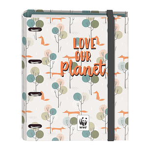 Dohe Cuaderno de Notas - 35mm - Cubierta en Carton Forrado con Papel Impreso a Todo Color y Plastificado Brillo - Mecanismo de 4 Anillas Mixtas Niquel