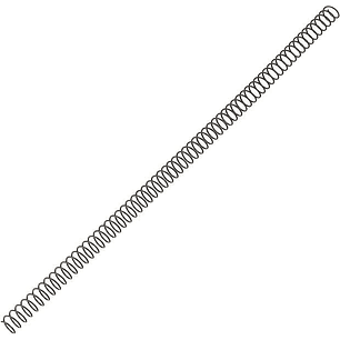 Fellowes Pack de 50 Espirales Metalicas 34mm - Hasta 300 Paginas - Color Negro