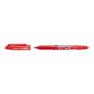 Pilot Frixion Ball Boligrafo de Gel Borrable - Punta de Bola 0.7mm - Trazo 0.4mm - Grip Ergonomico - Color Rojo