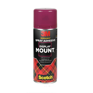 Scotch Display Mount Adhesivo en Spray 400ml - Union Permanente y Duradera - Color Transparente