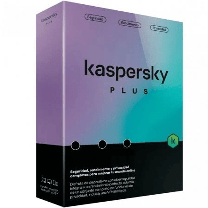 Kaspersky Plus Antivirus - 1 Dispositivo - Servicio 1 Año 1
