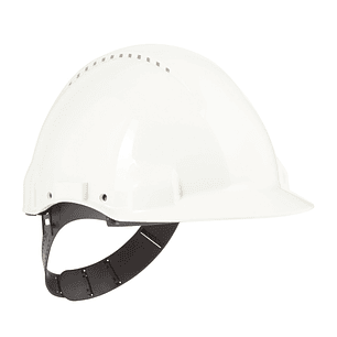 3M Casco de Proteccion - con Ventilacion - Sensor Uvicator - Pin de Ajuste - Color Blanco
