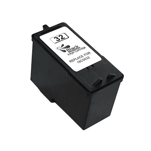 Lexmark 32 Negro Cartucho de Tinta Generico - Reemplaza 18CX032E