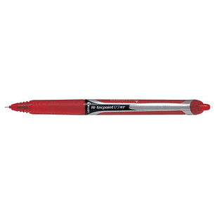 Pilot Boligrafo de Tinta Liquida Hi-Tecpoint V7 RT - Retractil - Recargable - Punta Fina de Aguja 0.7mm - Trazo 0.35mm - Color Rojo